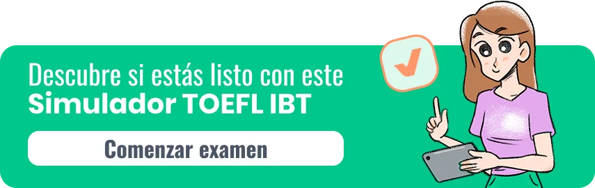 Simulador TOEFL IBT 2026
